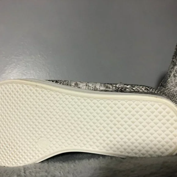 Ccocci Snakeskin Wedge Sneakers 7.5 Gray/White - Picture 10 of 10